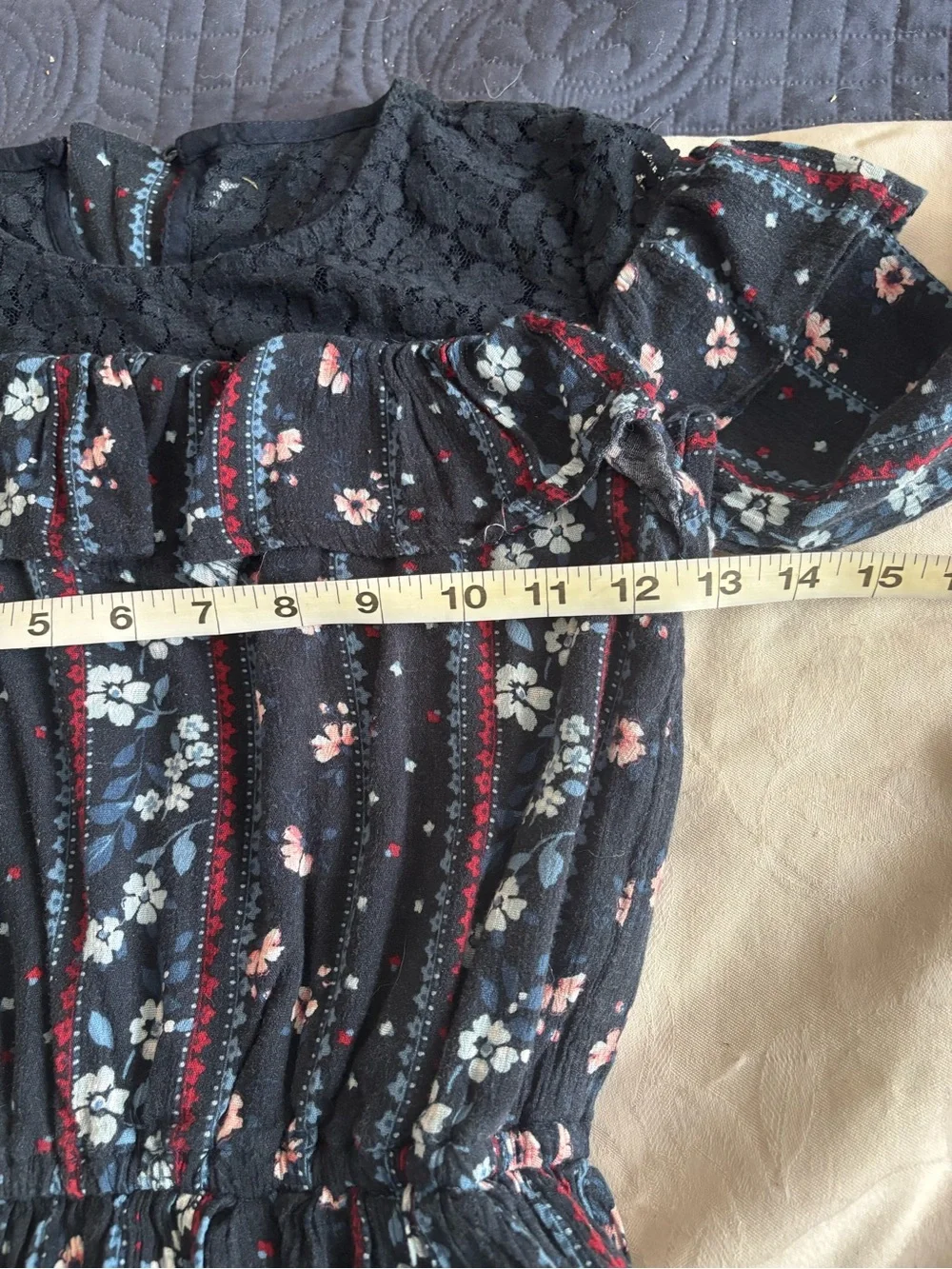 abercrombie kids navy floral